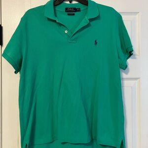 Polo by Ralph Lauren Men's Green Polo Shirt